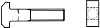 DIN 186 Болт к пазам станочным обработанным, ГОСТ 13152, с Т-образной головкой и квадратным подголовником, неполная резьба