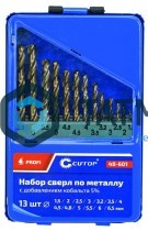Набор сверл по металлу, 1,5-4 мм, 13 шт, металл.бокс, CUTOP -  магазин крепежа «ТАТМЕТИЗ»