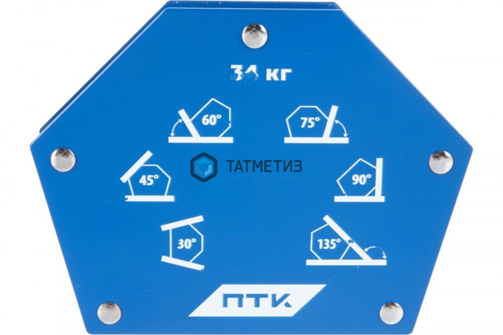 Магнитный угольник-держатель (фиксатор) 6-угольный МФ-675 ПТК -  магазин крепежа  «ТАТМЕТИЗ»