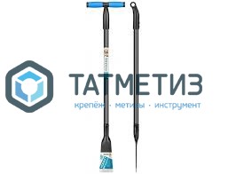 Ледоруб 2400г, 100х1240 мм, метал.черенок, Т-обр.ручка, ЦИ НОКАУТ -  магазин крепежа «ТАТМЕТИЗ»