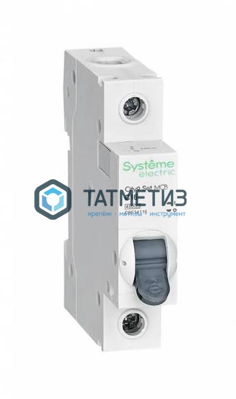 Выключатель авт. мод. 1п C 16А 4.5кА City9 Set 230В SE C9F34116 -  магазин крепежа «ТАТМЕТИЗ»
