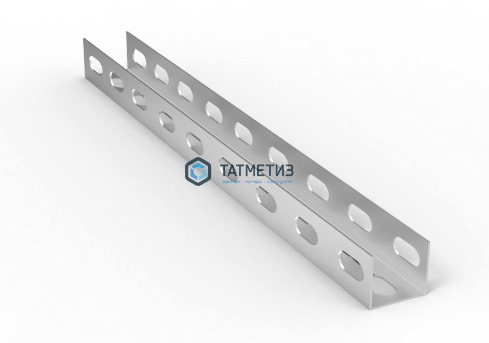 Профиль монтажный U-образный PRM-U-2000x30x30x30x2.0мм (1шт/упак) -  магазин крепежа  «ТАТМЕТИЗ»