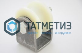 Ролик КАПРОЛОН d 50мм под ТРУБУ 1/2" на ПЛАТФОРМЕ -  магазин крепежа  «ТАТМЕТИЗ»