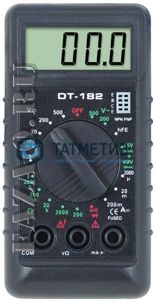 Мультиметр портативный М-182 (DT-182) PROconnect -  магазин крепежа «ТАТМЕТИЗ»