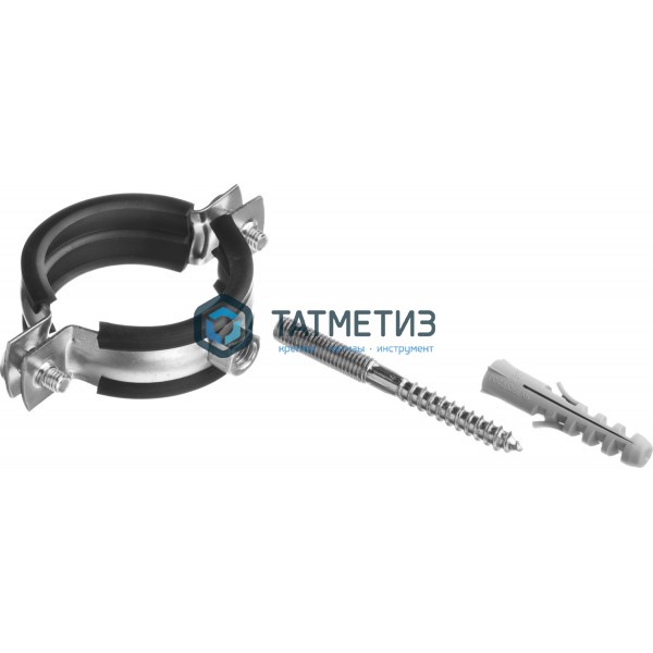 Хомут  59-66мм (2) сантехнический с гайкой М10 S -  магазин крепежа «ТАТМЕТИЗ»