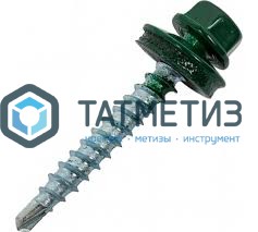 Саморез окраш.кров. 4,8х35 /6005/  (250 шт/уп) HW -  магазин «ТАТМЕТИЗ»