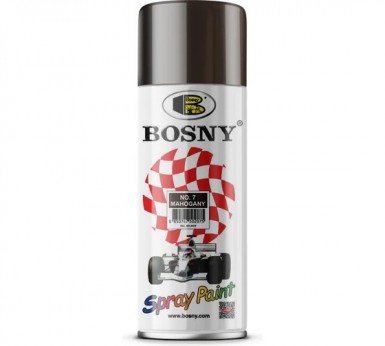 Краска аэроз. BOSNY 520 мл. №007  КОРИЧНЕВАЯ -  магазин «ТАТМЕТИЗ»