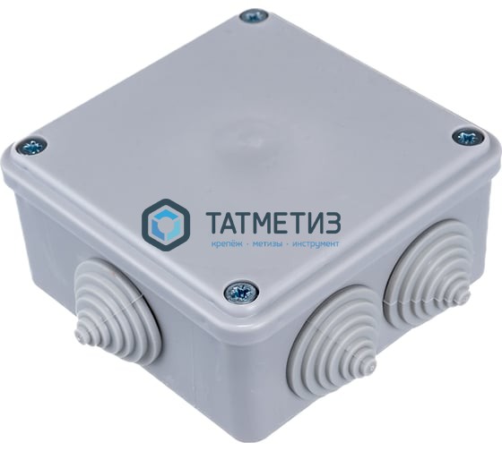 Коробка распр. ОП 100х100х50 IP44 KM41233 ИЭК | «ТАТМЕТИЗ» Коробка распр. ОП 100х100х50 IP44 KM41233 ИЭК - магазин крепежа «ТАТМЕТИЗ»