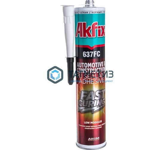 Полиуретановый герметик Akfix 637FC ЧЕРНЫЙ, быстросохнущий 310мл (12) | «ТАТМЕТИЗ» Полиуретановый герметик Akfix 637FC ЧЕРНЫЙ, быстросохнущий 310мл (12) - магазин крепежа «ТАТМЕТИЗ»